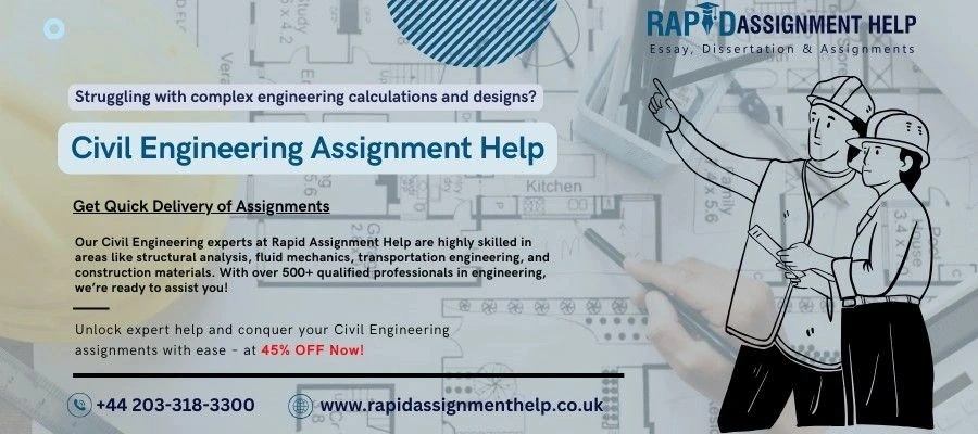 Get professional Civil Engineering Assignment Help to ease your stress